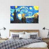 Starry Night Screening Twins Leinwanddruck (Insitu (Schlafzimmer))