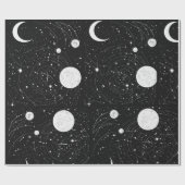 Starry Night Serenity: Chand Tare Sitare Nightwear Geschenkpapier (Flach)