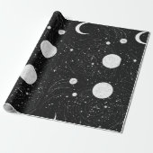 Starry Night Serenity: Chand Tare Sitare Nightwear Geschenkpapier (Ungerollt)