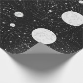 Starry Night Serenity: Chand Tare Sitare Nightwear Geschenkpapier (Ecke)