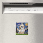 Starry Night - Shih Tzu (P) Magnet (In Situ (Geschirrspüler))