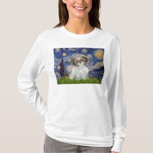 Starry Night - Shih Tzu Welpe T-Shirt