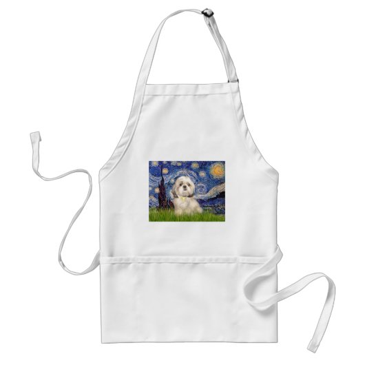 Starry Night - Shih Tzu (Y) Schürze (Vorne)