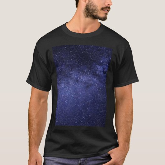 Starry Night Shinters Stars Schöne Nacht Sky Vie T-Shirt (Vorderseite)