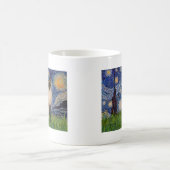 Starry Night - Siegel Point Siamese cat Kaffeetasse (Mittel)