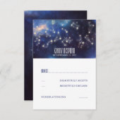 Starry Night Signs Wedding RSVP (Vorne/Hinten)