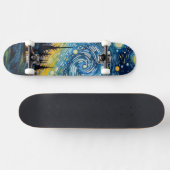 Starry Night Skateboard (Horizontal)