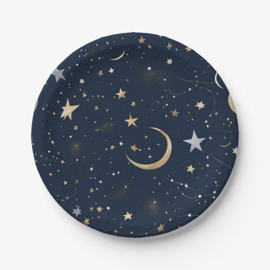 Starry Night Skies: Teller von Himmelspapieren (Vorderseite)