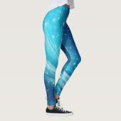 Starry Night Sky: Blaue Leggings (Rechts)
