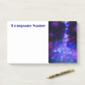 Starry Night Sky Blue Saphire Post-it Klebezettel (Auf Schreibtisch)