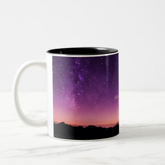 Starry Night Sky Coffee Tasse (Links)