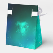 Starry Night Sky Emerald Green Fevor Box Geschenkschachtel (Rückseite)