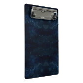 Starry Night Sky , Galaxy Space Celestial Mini Klemmbrett (Schrägansicht)
