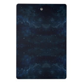 Starry Night Sky , Galaxy Space Celestial Mini Klemmbrett (Rückseite)