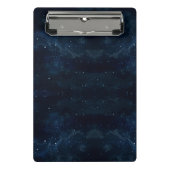 Starry Night Sky , Galaxy Space Celestial Mini Klemmbrett (Vorderseite)