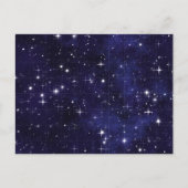 Starry Night Sky Grid Postkarte (Vorderseite)