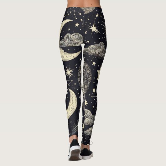 Starry Night Sky Leggings (Rückseite)