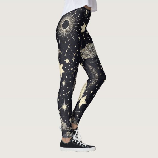 Starry Night Sky Leggings (Rechts)