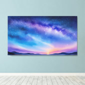Starry Night Sky Leinwanddruck (Insitu (Holzboden))