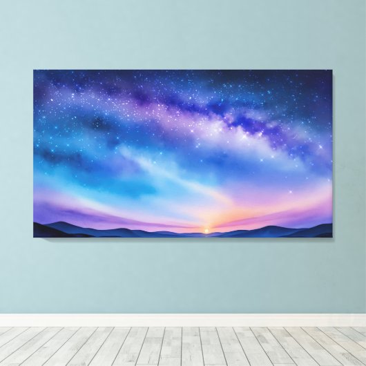 Starry Night Sky Leinwanddruck (Insitu (Holzboden))