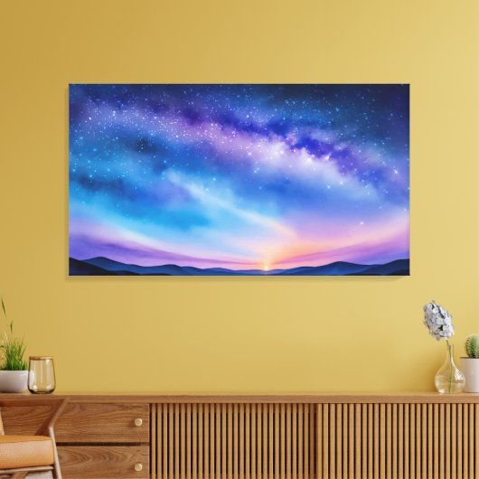 Starry Night Sky Leinwanddruck (Insitu (Wohnzimmer))