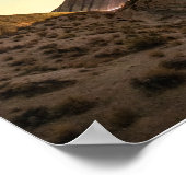 Starry Night Sky Milky Way Poster (Ecke)