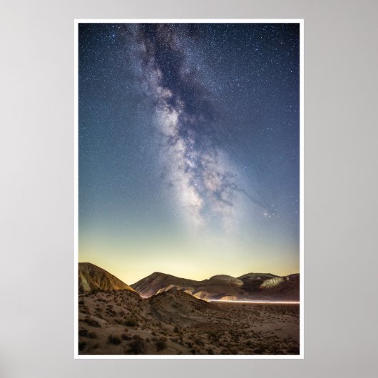 Starry Night Sky Milky Way Poster (Vorne)