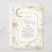 Starry Night Sky Moon Mystical Celestiday Einladung (Vorderseite)