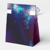 Starry night sky Neon Lights Gevor Box Geschenkschachtel (Rückseite)