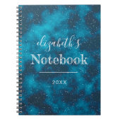 Starry Night Sky Personalisiert Notebook Notizblock (Vorderseite)