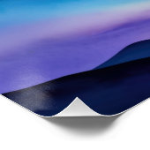 Starry Night Sky Poster (Ecke)