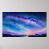 Starry Night Sky Poster (Vorne)