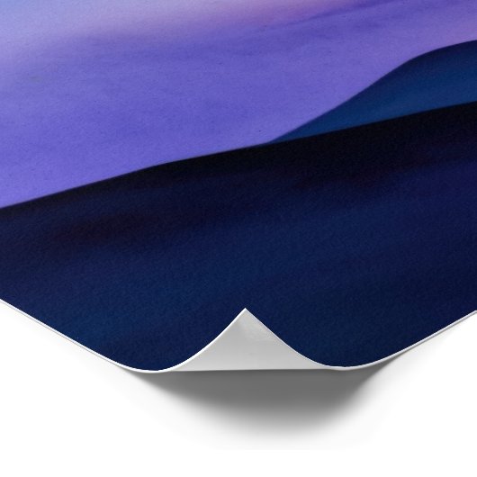 Starry Night Sky Poster (Ecke)