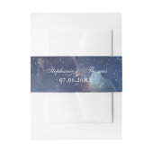 Starry Night Sky Rücksendeadresse Einladungsbanderole (Vorderseite Beispiel)