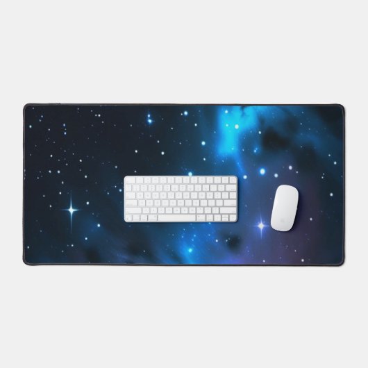 Starry Night Sky Scene für Ihren Workspace Schreibtischunterlage (Tastatur & Maus)