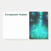 Starry Night Sky Smarald Green Post-it Klebezettel (Vorderseite)