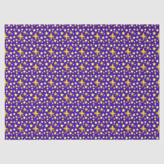 Starry Night Sky Tissue Paper Seidenpapier (Vorderseite)