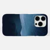Starry Night Sky über Gebirgskette Case-Mate iPhone Hülle (Rückseite (Horizontal))
