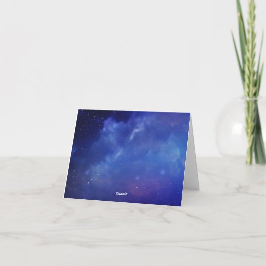 Starry Night Sky Under The Stars Danke (Rückseite)