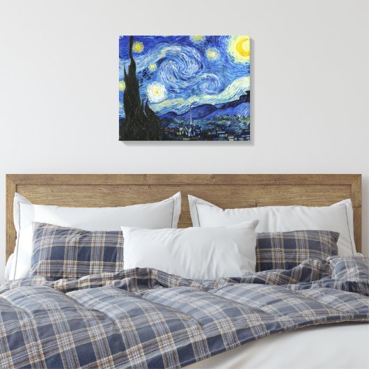 Starry Night Sky Vincent van Gogh Leinwanddruck (Insitu (Schlafzimmer))