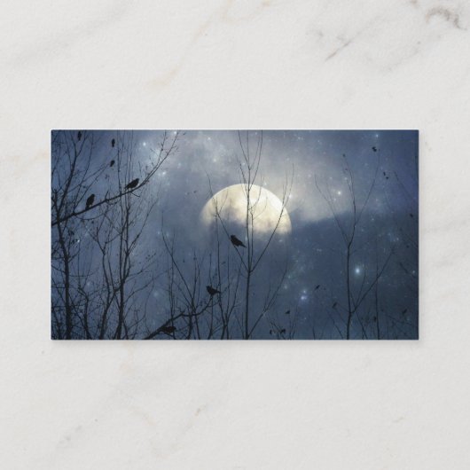 Starry Night Sky Visitenkarte (Rückseite)