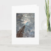 Starry Night Sky with Tree Peace Painting Art Card Karte (Vorderseite)