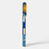 Starry Night Snowman Weihnachtskarte Case-Mate iPhone Hülle (Rückseite / Rechts)