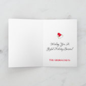 Starry Night Southwest Cactus Custom Feiertagskarte (Innenseite)