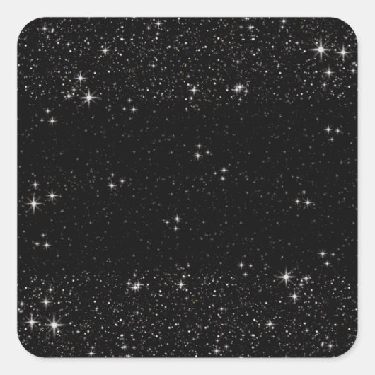 Starry Night Square Sticker (Vorderseite)