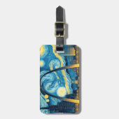 Starry Night St. Louis Missouri Gepäckanhänger (Vorderseite vertikal)