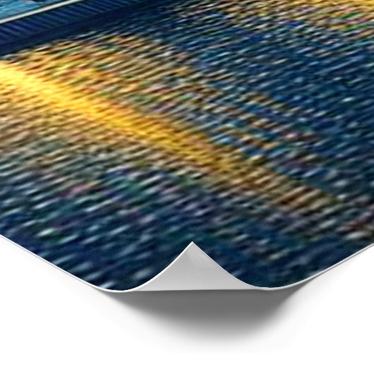 Starry Night St. Louis Missouri Poster (Ecke)