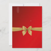 Starry Night Star in Red Birthday Einladungen (Rückseite)