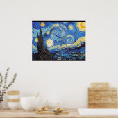 Starry Night Starry Night Abstrakt Sky Poster (Küche)