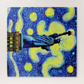 Starry Night Statue of Liberty New York Puzzle (Horizontal)